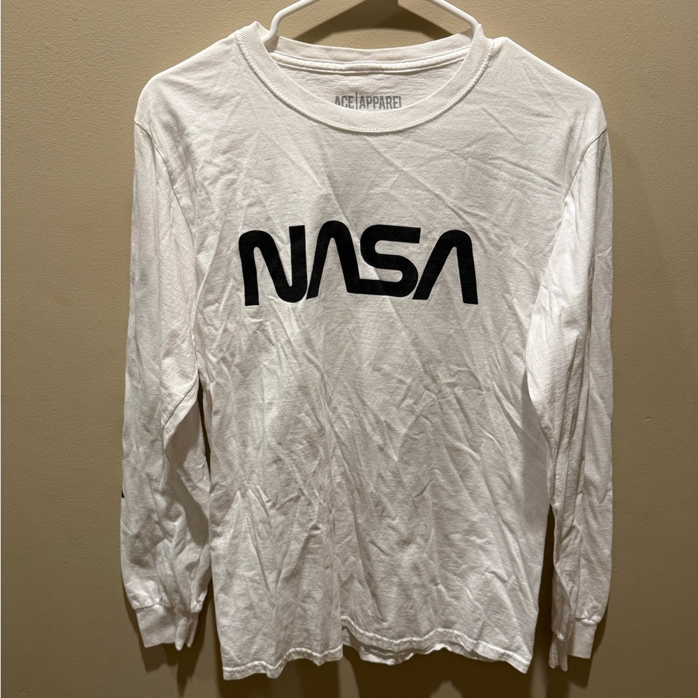 Long Sleeve NASA T-Shirt Adult Small